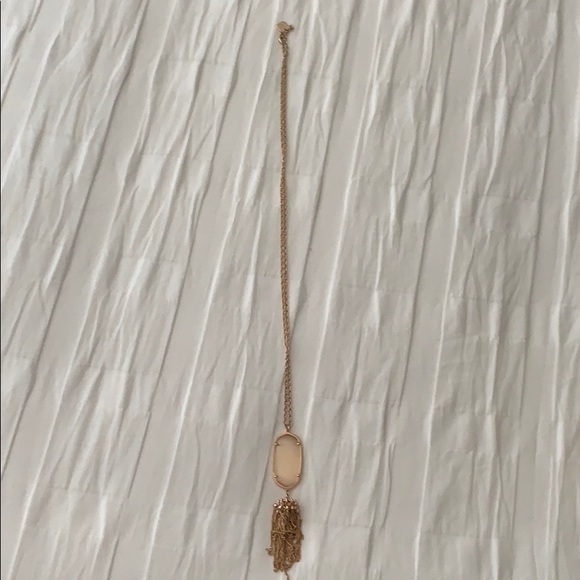Rose Gold Kendra Scott Rayne Necklace - Picture 2 of 4